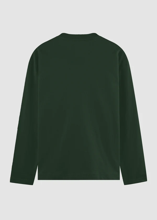 Full Sleeve T-Shirt - Bottle Green - Nova Looms Fashion Lab