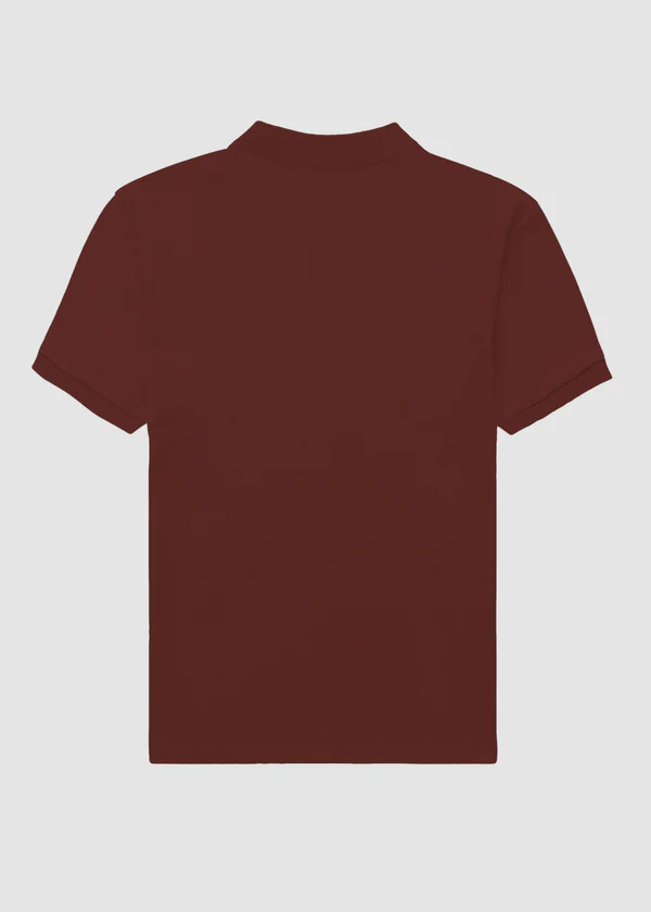 Premium Polo T-Shirt - Brick Red - Nova Looms Fashion Lab
