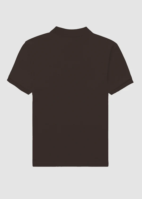Premium Polo T-Shirt - Coffee Brown - Nova Looms Fashion Lab