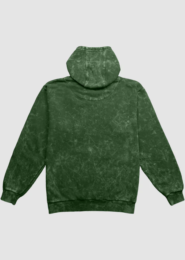 Green Acid Wash Hoodie - Nova Looms Fashion Lab