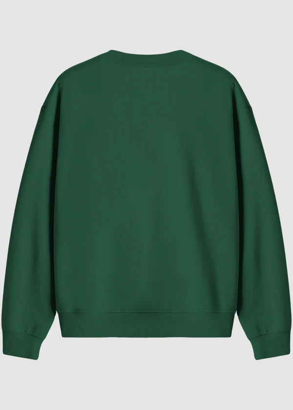 Premium Oversized Sweatshirt - Green - Nova Looms Fashion Lab