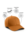 Cotton Drill Baseball Cap - Khaki - Nova Looms Fashion Lab