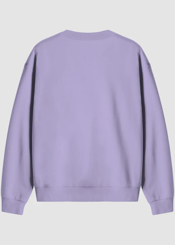 Premium Oversized Sweatshirt - Lavender - Nova Looms Fashion Lab