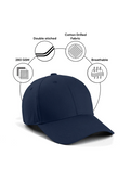 Cotton Drill Baseball Cap - Navy Blue - Nova Looms Fashion Lab