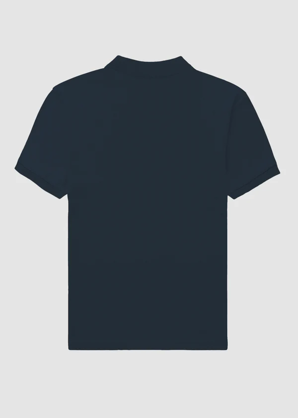 Premium Polo T-Shirt - Navy Blue - Nova Looms Fashion Lab