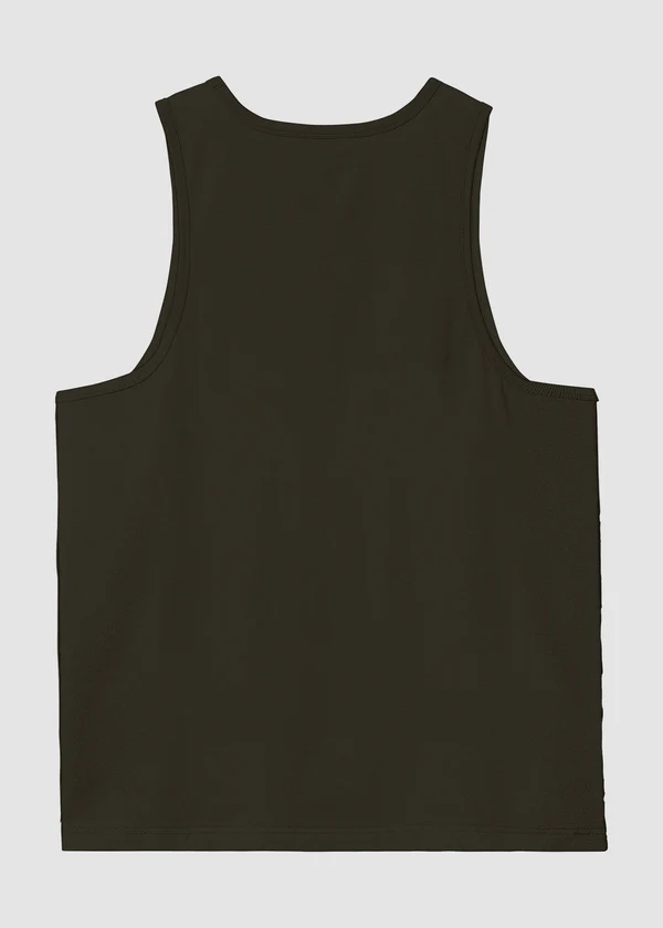 Cropped Tank Top - Olive Green - Nova Looms Fashion Lab