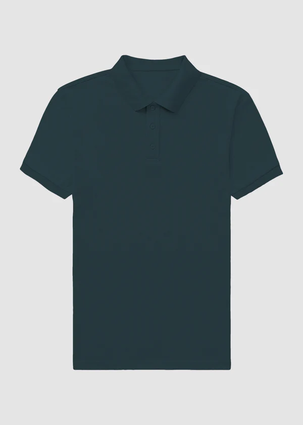 Premium Polo T-Shirt - Petrol Blue - Nova Looms Fashion Lab
