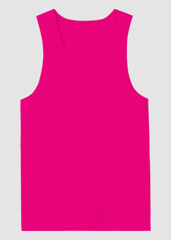Women's Pink Tank Top - 100% Cotton Sleeveless Racerback Top - Nova Looms Fashion Lab