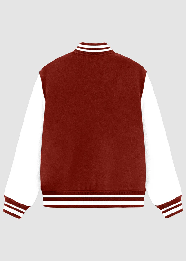 Classic Varsity Jacket - Red - Nova Looms Fashion Lab