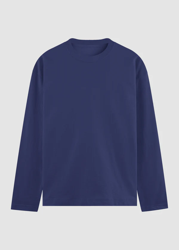 Full Sleeve T-Shirt - Royal Blue - Nova Looms Fashion Lab
