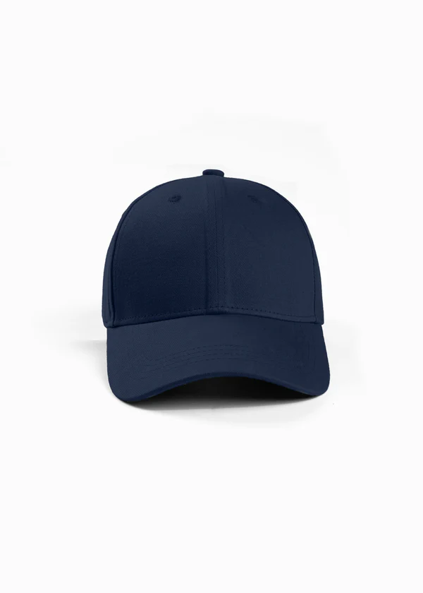 Cotton Drill Baseball Cap - Navy Blue - Nova Looms Fashion Lab