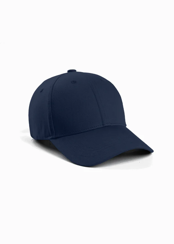 Cotton Drill Baseball Cap - Navy Blue - Nova Looms Fashion Lab