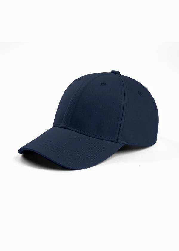 Cotton Drill Baseball Cap - Navy Blue - Nova Looms Fashion Lab