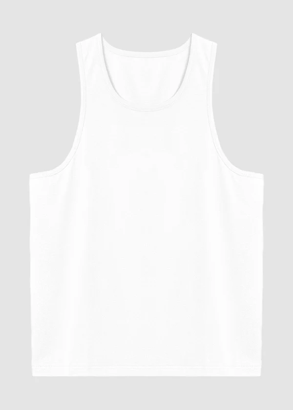 Cropped Tank Top - White - Nova Looms Fashion Lab